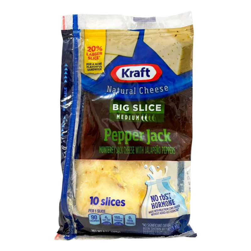 Queso Pepper Jack Kraft Parmalatx 227 Gr