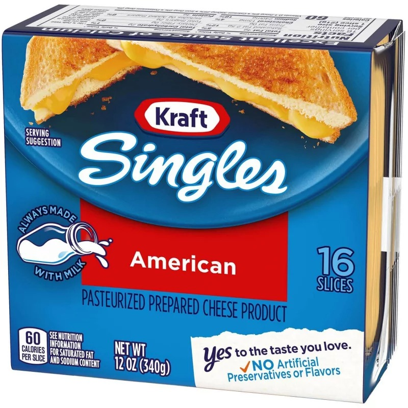 Queso Kraft Singles Fresco American X340g