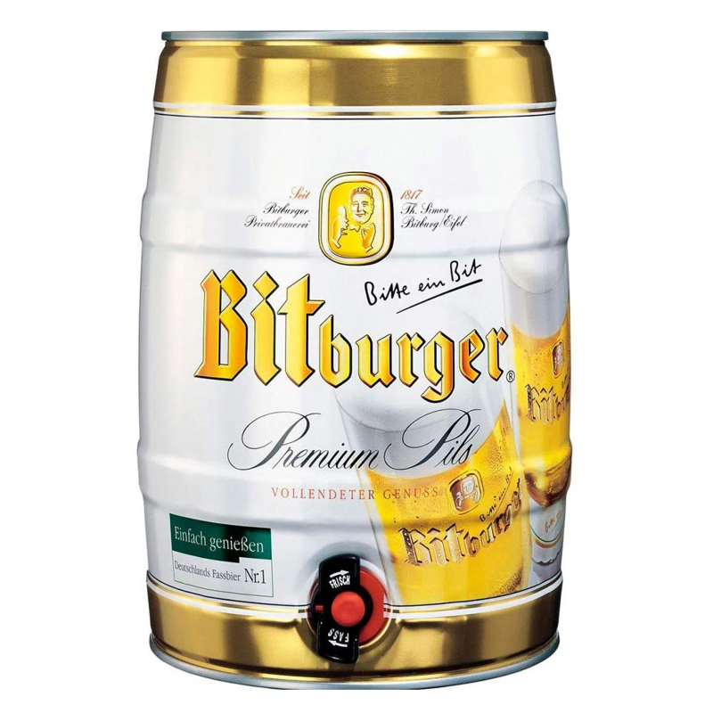 Cerveza Bitburger Barrilx5000ml
