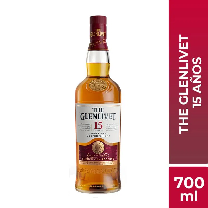 Whisky Glenlivet 15 Anosx700ml