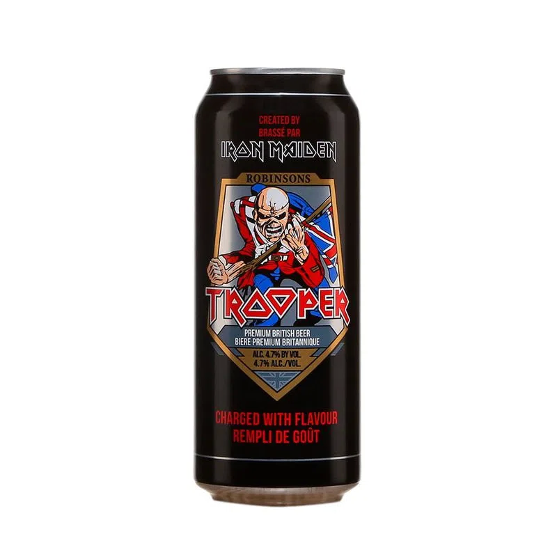 Cerveza Trooperx500ml Iron Maiden Lata
