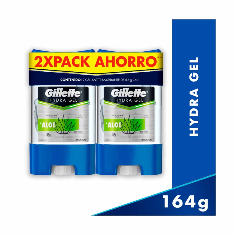 Desodorante Gelx2und Gillette Gel Aloe Vera