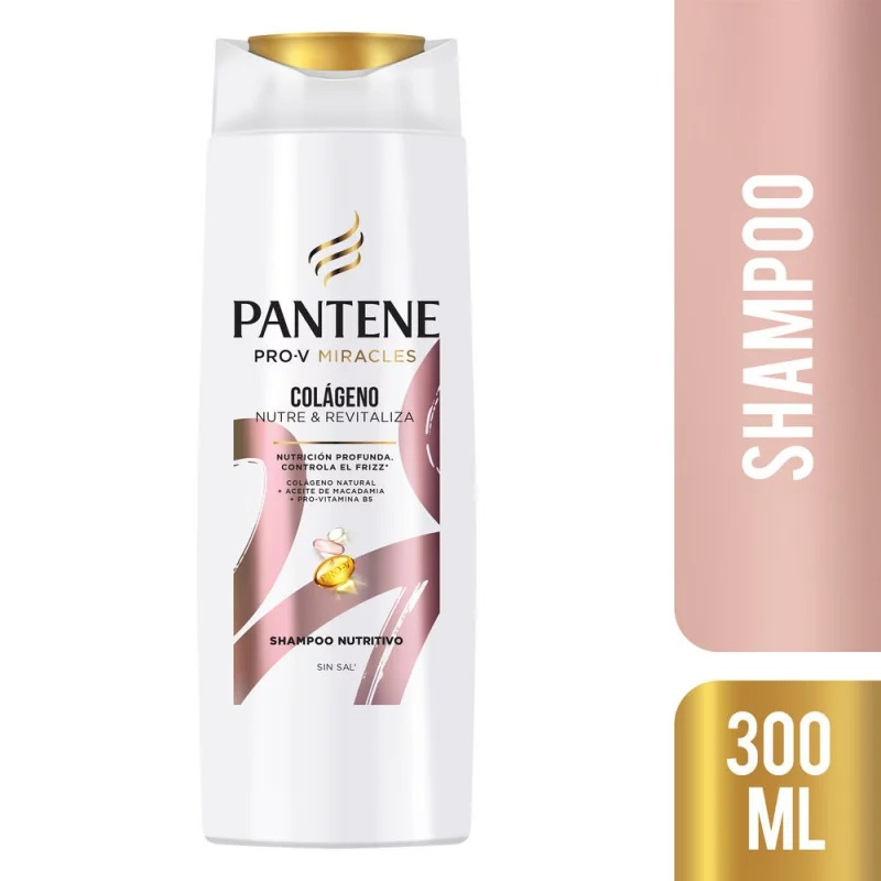 Shampoo Pantene X300ml Colageno
