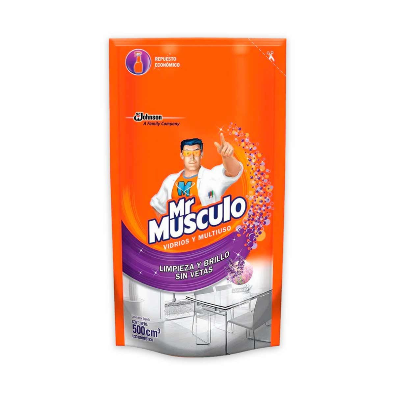 Limpia Vidrios Mr Musculox500ml Lavand D-p