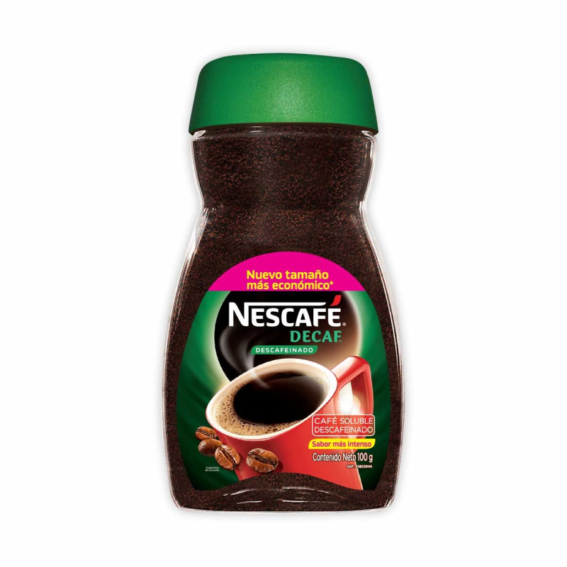 Cafe Nescafe Decafeinado X100g