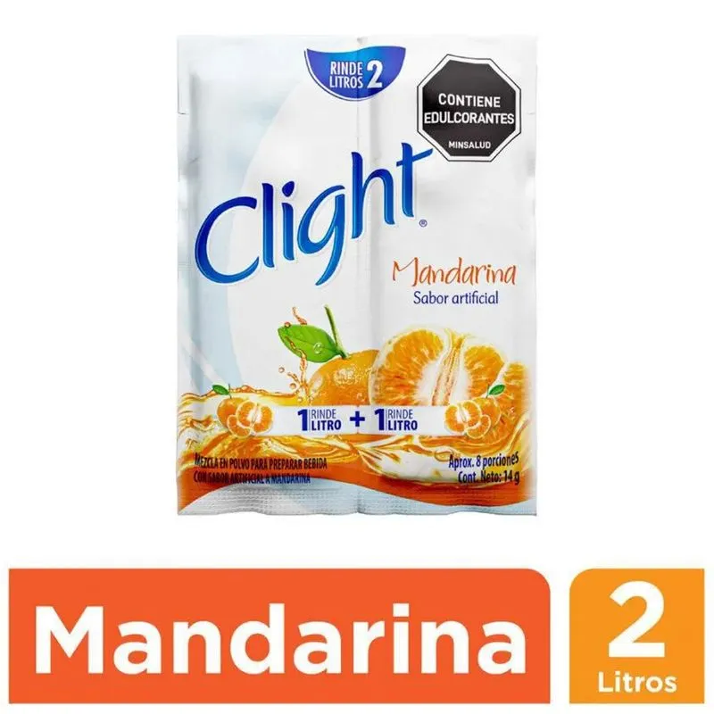 Bebida Instantanea Clight Mandarina Bi-po X14g