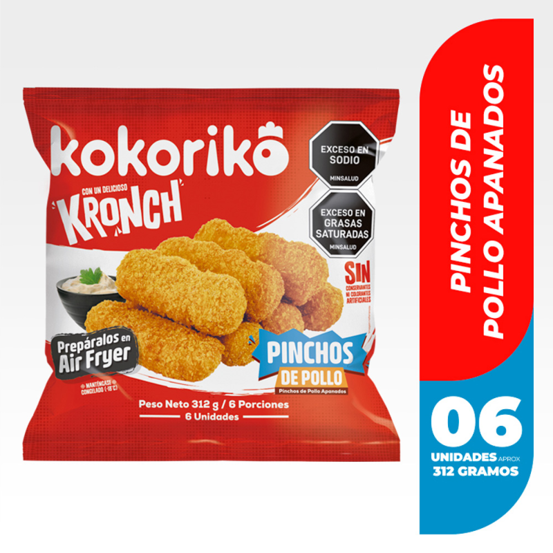 Pinchos De Pollo Kokorikox312g