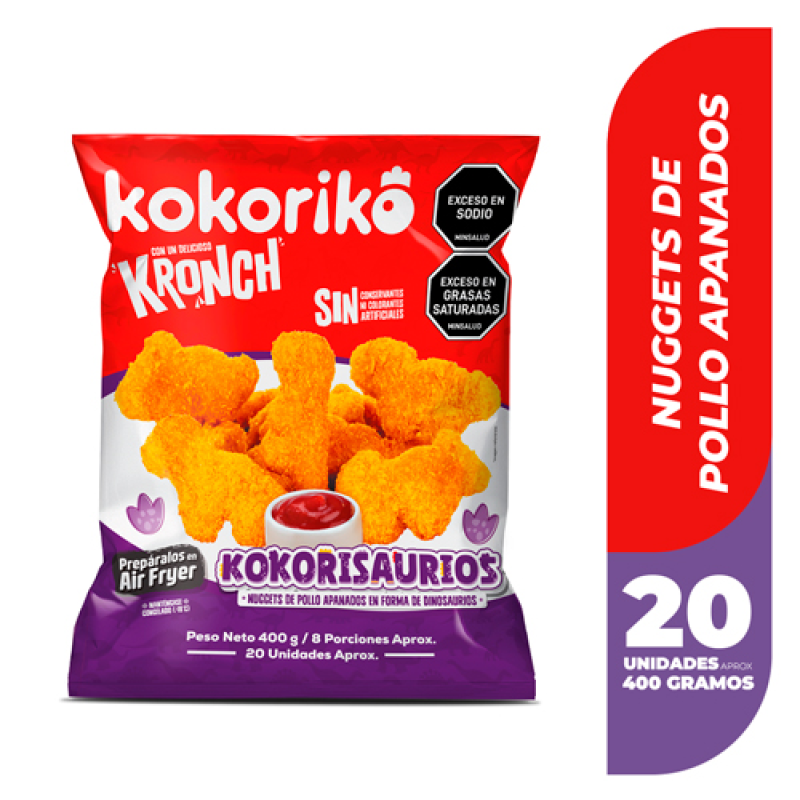 Nuggets Kokorisauriosx400g