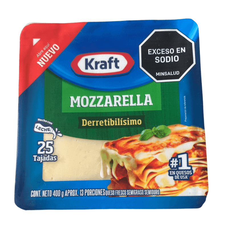 Mozzarella Derretibilisimo Kraftx400