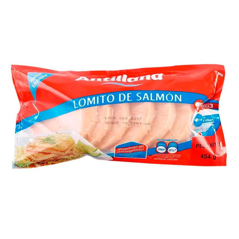 Lomito Salmonx454g Antillanapescado
