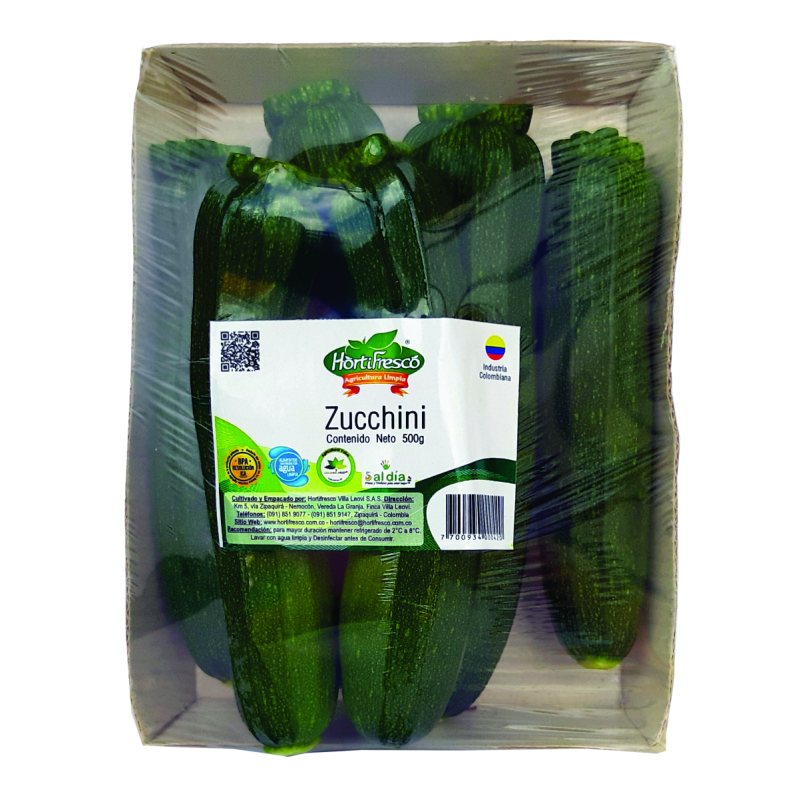 Zucchini Hortifrescox500g Verde