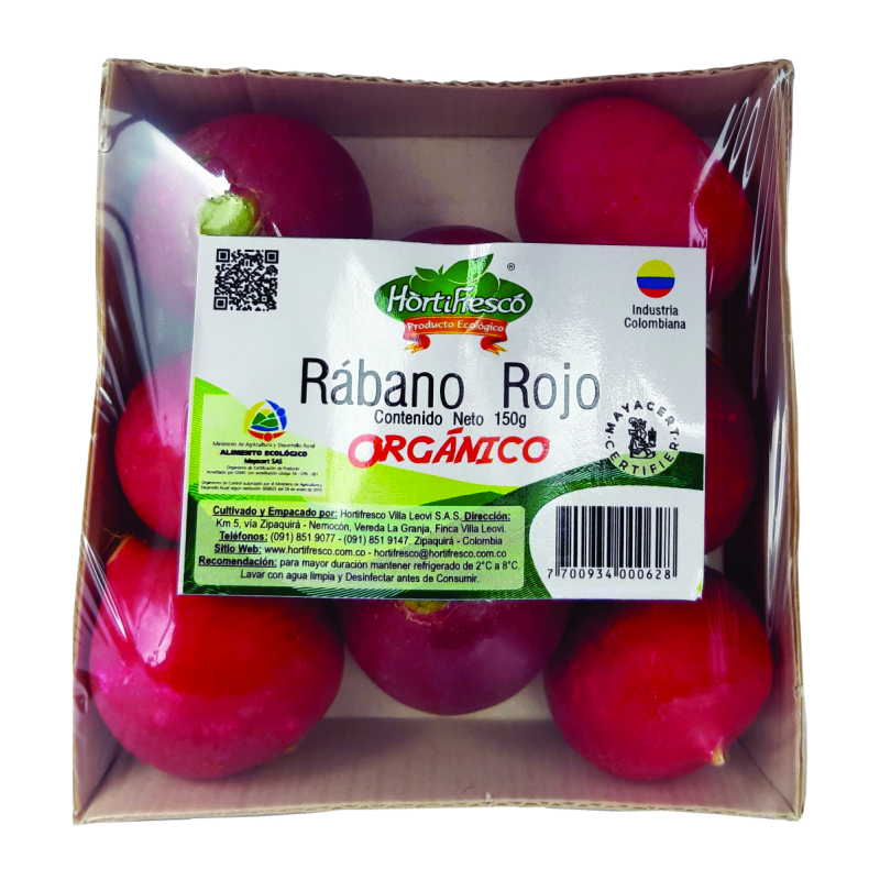 Rabano Hortifrescox150g Rojo