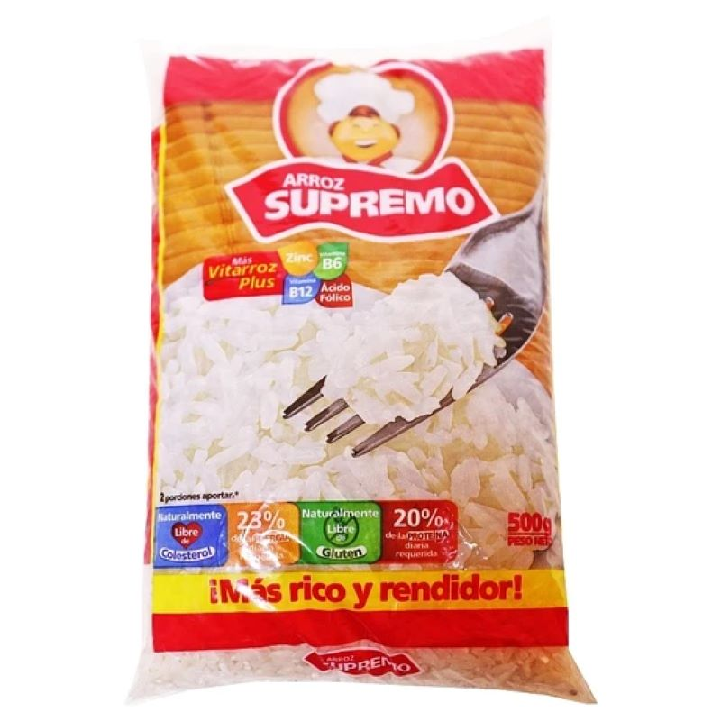 Arroz Supremo Mas Vitarroz Plus X500g