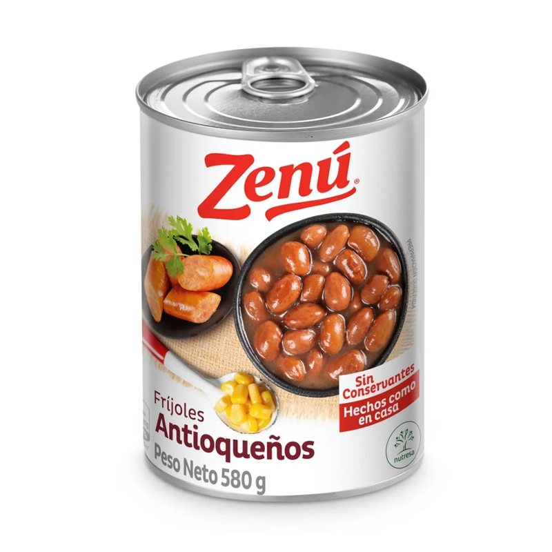 Frijol Zenu Antioqueno X580g