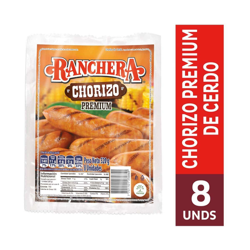 Chorizo Rancherax520gx8und Premium