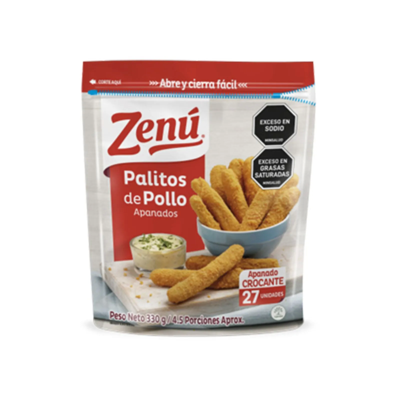 Palito De Pollo Zenux330g Apanado Np