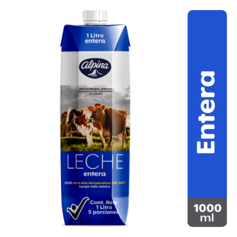 Leche Alpina Entera T-p X1000ml