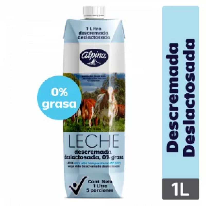 Leche Alpina Descrem-deslact T-p X1000ml