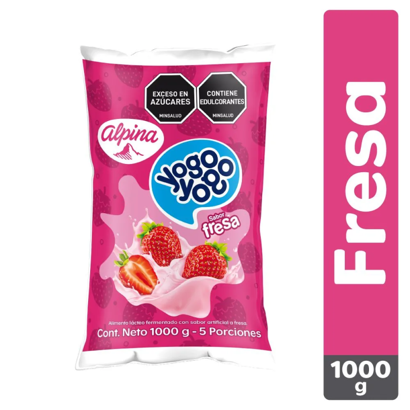 Bebida Instantanea Yogo Yogox1000g Fresa