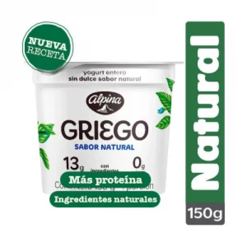 Yogurt Griego Alpinaxundx150g Natural