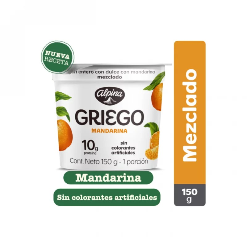 Yog Griego Saborizado Mandarina 150g