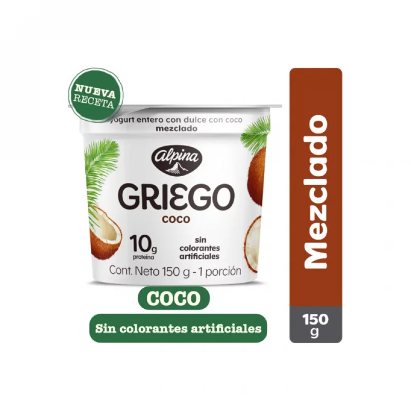 Yog Griego Saborizado Coco 150g