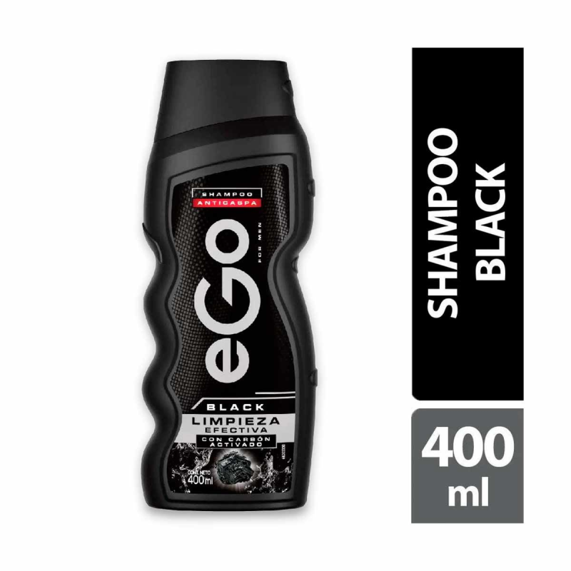 Shampoo Egox400ml Black Limpieza