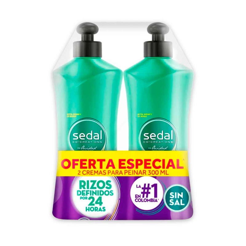 Crema Peinar Sedalx300mlx2und Rizos
