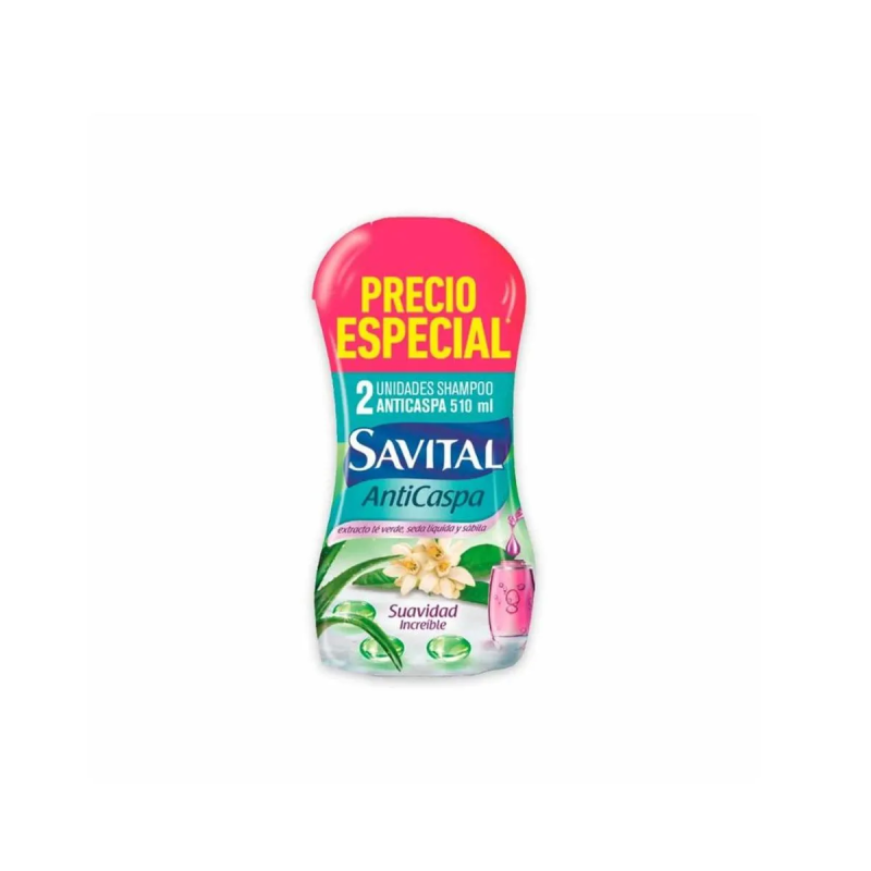 Shampoo Savital Anticaspa 2x510ml