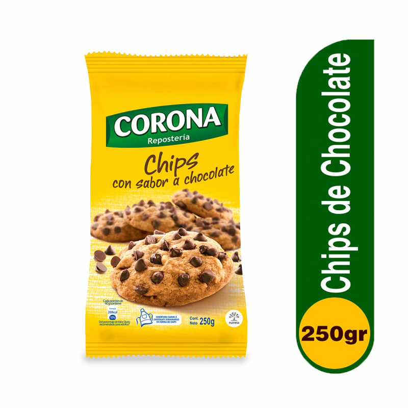 Chocolate Corona Repost Chips X250g
