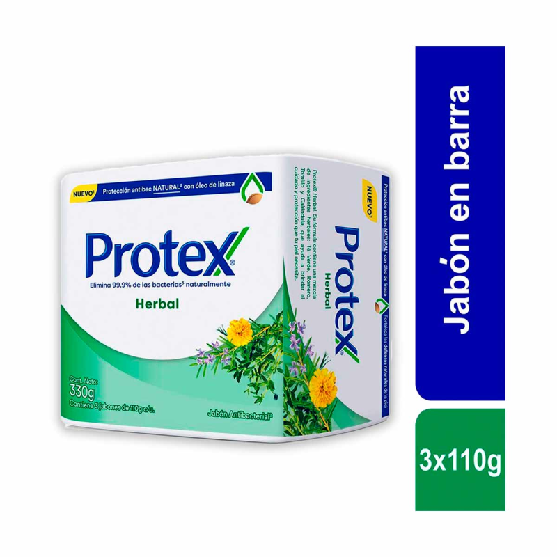 Jabon Protex 110gx3u Herbal