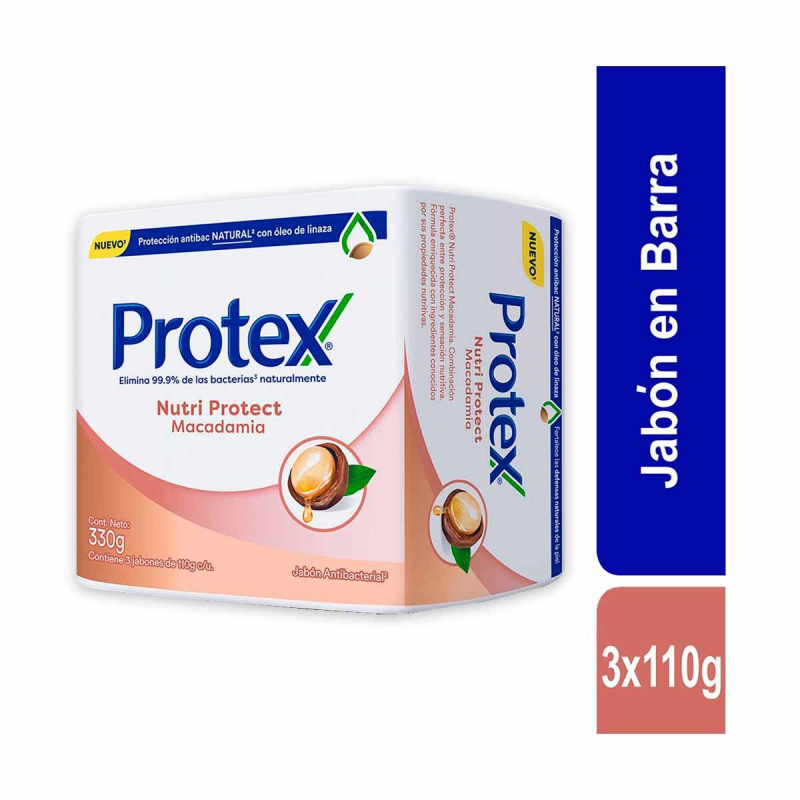 Jabon Protexx110gx3und Macadamia-92139