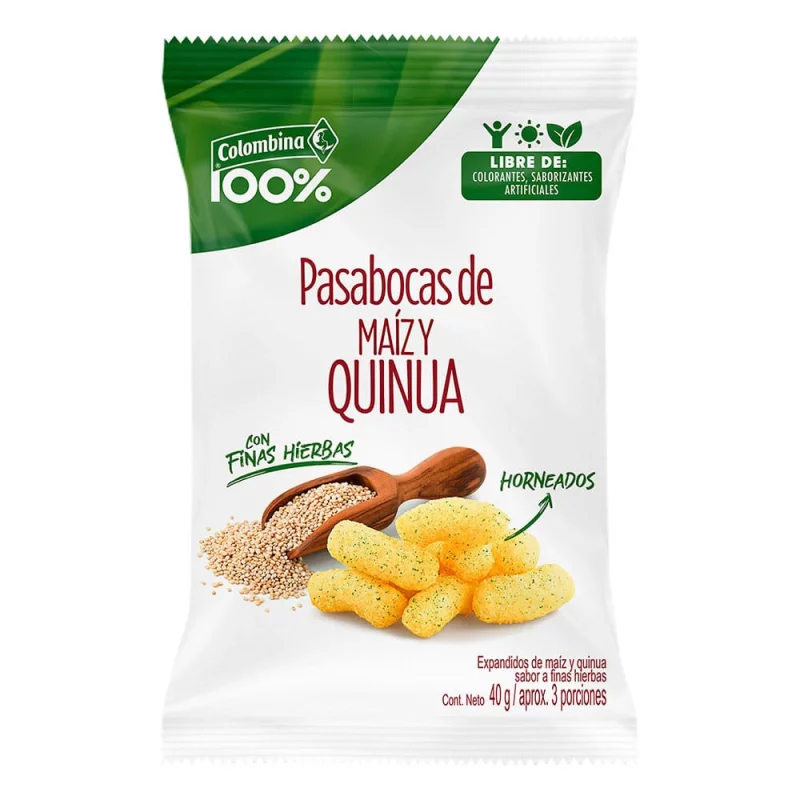 Pasabocas Colombina Quinua X40g