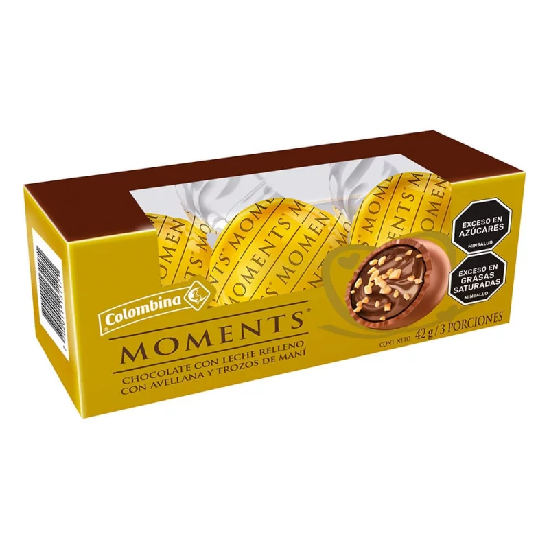 Chocolatina Momentsx42g Estuche