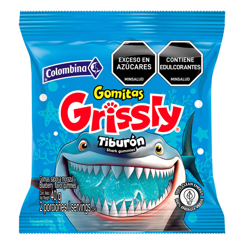 Gomas Grissly Snack Tiburon 40g