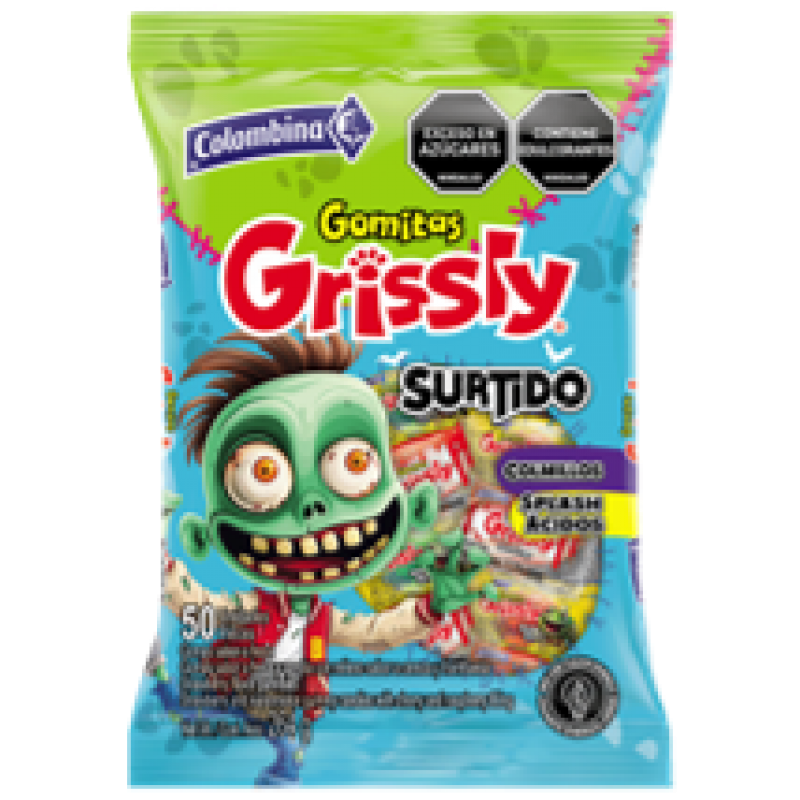 Goma Surtida Halloween 264 Gr Grissly