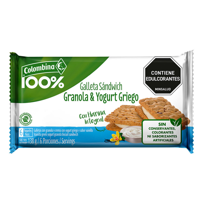 Galleta Crakenasx6undx23g Yogurt Griego