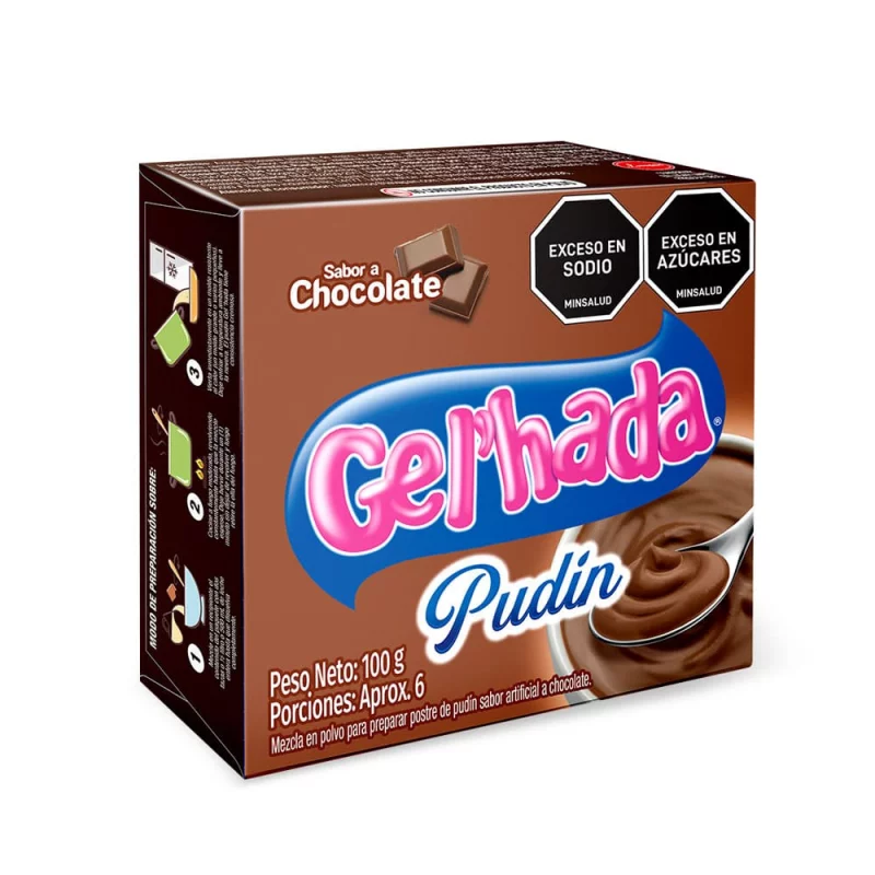 Pudin Gelhadax100g Chlate