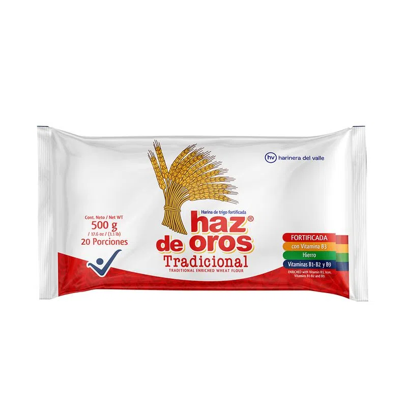 Harina De Trigo Haz De Oros Tradx500g
