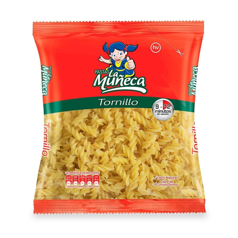 Tornillo Pasta La Munecax250g
