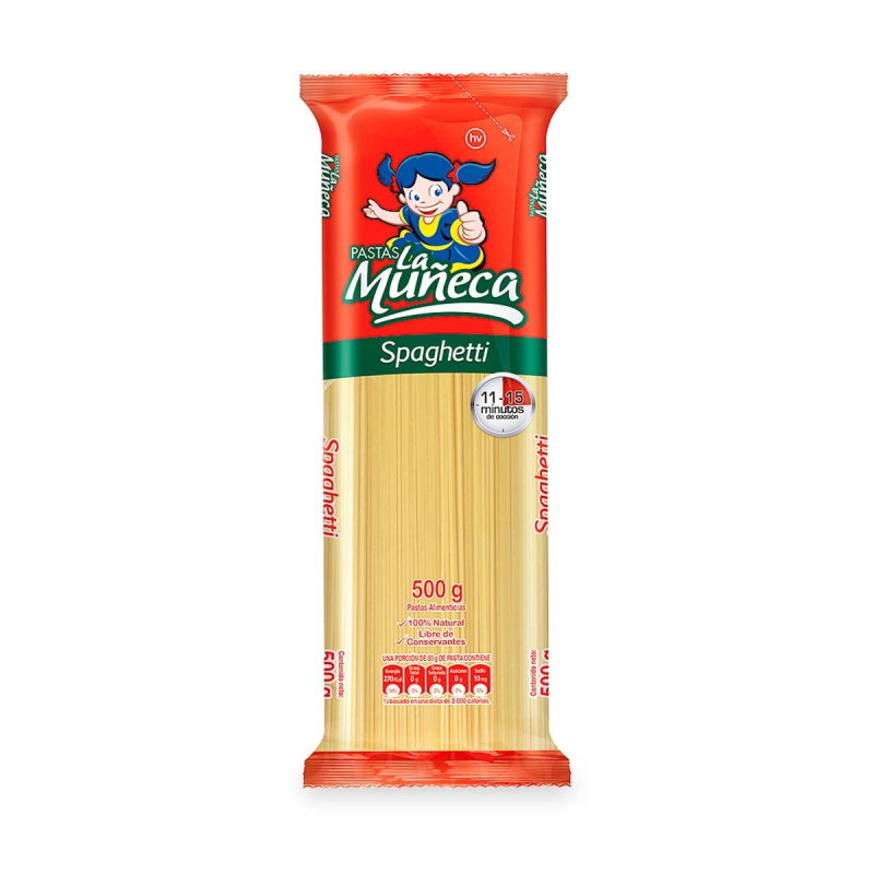 Spaguetti Pasta La Munecax500g
