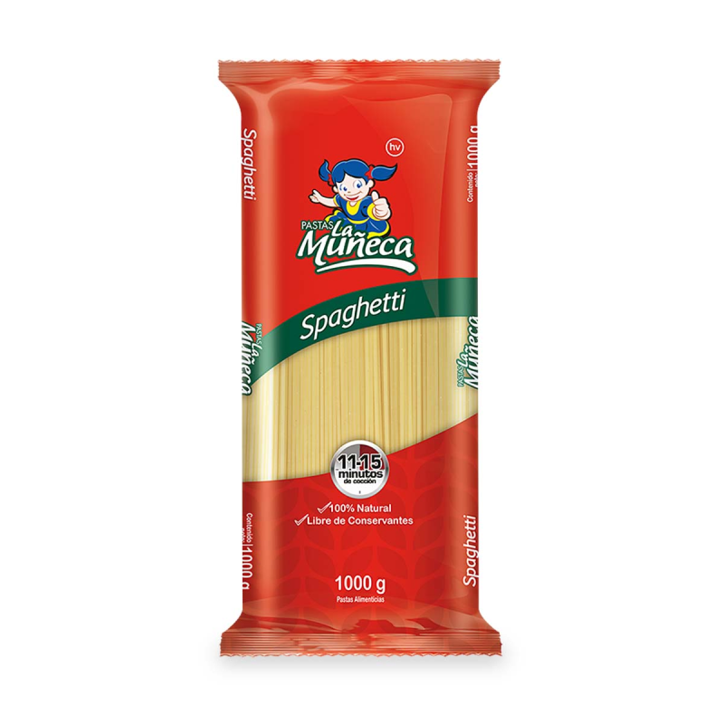 Spaguetti Pasta La Munecax1000g