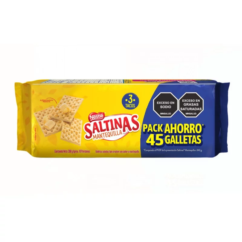 Galleta Saltinas Mantequilla 3 Tacos X 288g