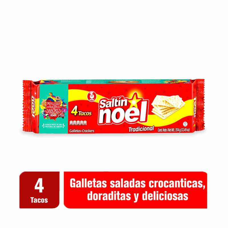 Galleta Saltin Noelx354g 4 Tac