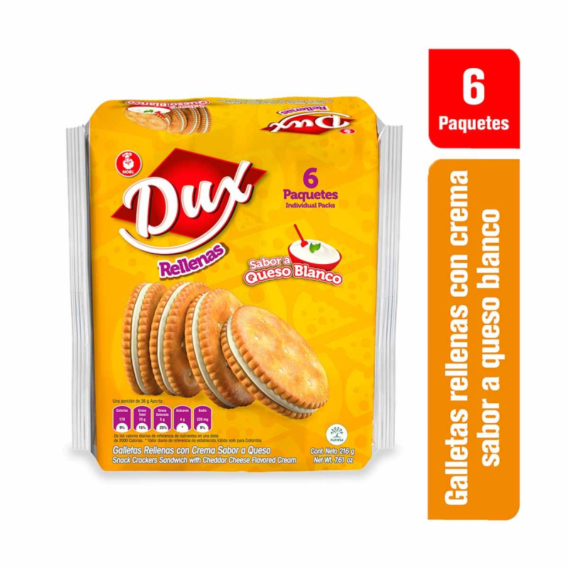 Galleta Duxx36gx6und Rellenas Queso Bls