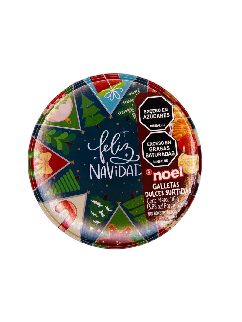 Galleta Navidad Cofre Pequeno Noelx110g