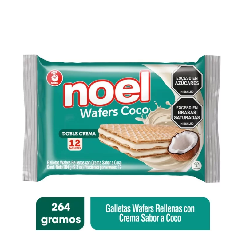 Galleta Wafers Coco Noelx12x2 264g