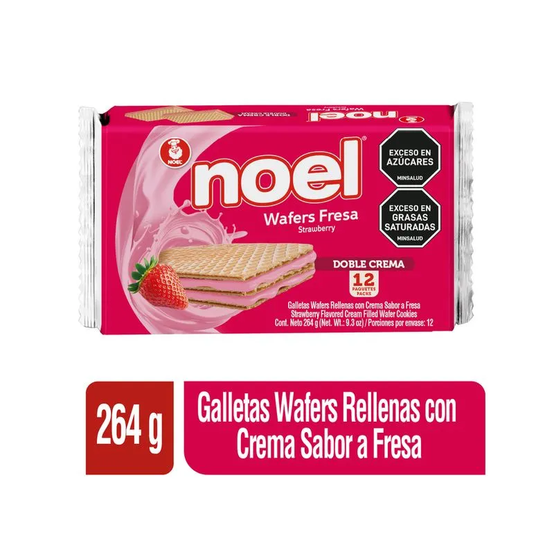 Galleta Wafer Fresa 12x2 Duxx264g