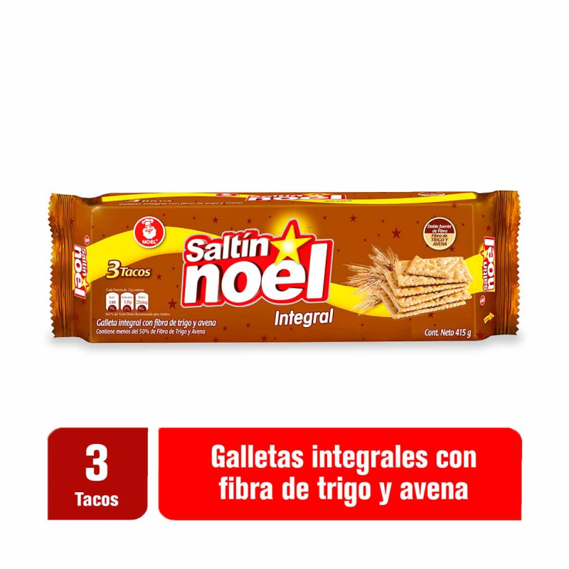 Galleta Saltin Noelx415g 3tac Integral
