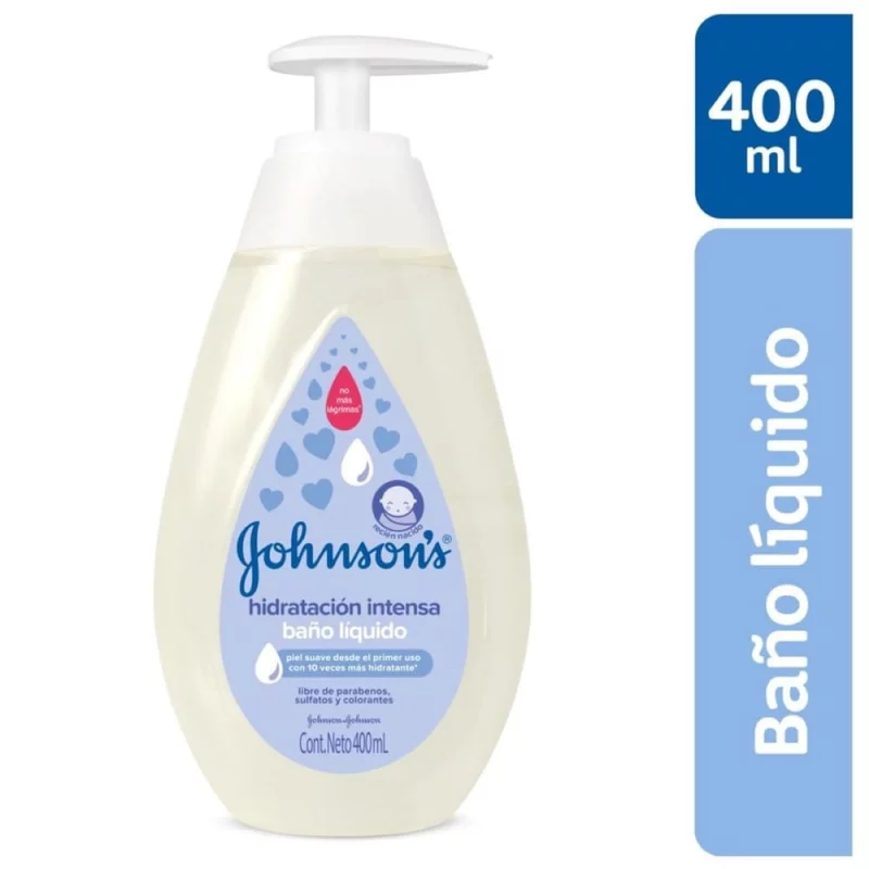 Bano Liquido Johnson Baby Hidratacion Intensa X400ml